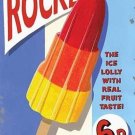 Rocket Lolly Ice Cream, Vintage Shop Kitchen Cafe Food Old Novelty Fridge Magnet