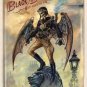 Black Baron, Steampunk Gothic Skull Lion, Alchemy Empire, Medium Metal/Tin Sign