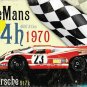 Le Mans 24h 1970 Porsche 917k Race Car Classic Motorsport, Large Metal/Tin Sign