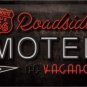 Route 66 Roadside Motel Neon American Diner Garage Medium 3D Metal Embossed Sign