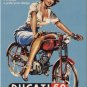 Ducati 60 Classic Vintage Old Bike Motorcycle Pin-up Girl Gift Fridge Magnet Art