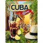 Cuba Libre Cocktail Rum Tiki Bar Pub Drink Retro Large 3D Metal Embossed Sign