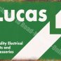 Vintage Garage 70, Lucas Electrical Parts, Old Car Bike, Small Metal/Tin Sign