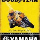 Vintage Garage, Yamaha Goodyear Racing Motorcyle, 57 Tyre, Medium Metal/Tin Sign