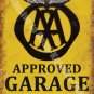 AA Garage Services Vintage 132 Mechanic Old Advertising, Small Metal/Tin Sign
