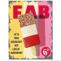 Fab Lolly, Ice Cream Vintage Shop Kitchen Cafe Food Old, Small Metal/Tin Sign