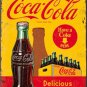 Coca Cola, Drink, Bottle, Vintage, Old, Bistro, Cafe Bar, Gift Fridge Magnet Art