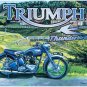 Thunderbird Motorcycle, Vintage British Motorbike Old Bike, Large Metal/Tin Sign