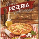 Pizzeria, Classic Italian Food Pizza Cafe Bistro Kitchen, Gift Fridge Magnet Art