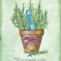 Rosemary Herbs Food & Drink Garden Home Kitchen Cooking Medium Metal/Tin Sign