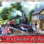 Country Stop, Steam Train, British Railway Engine, Classic, Small Metal/Tin Sign