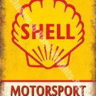 Vintage Garage Motor Racing Oil Petrol Old Advertising Small Metal/Tin Sign