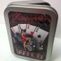 Poker Hotrod Deuce's Wild Pinup Girl Cigarette Tobacco Storage 2oz Hinged Tin