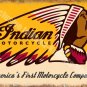 Indian Motorcycles 190 American Vintage Chopper Old Garage Medium Metal/Tin Sign