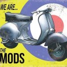 Vespa Scooter, Italian Classic, Mod Target Small Metal/Tin Sign, Picture, Plaque