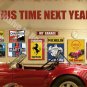 Next Year Car, Vintage Garage 160, Ferrari Sports Old, Large Metal/Tin Sign