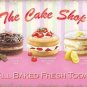 The Cake Shop, Cafe, Restaurant, Baked Fresh Sponge Cream, Medium Metal/Tin Sign