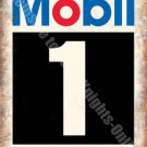 Mobil 1 Racing Motor Oil, Vintage Garage Motorsport Advert Medium Metal/Tin Sign