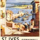 St Ives Cornwall Cornish, Boats, Harbour, British Railways Medium Metal/Tin Sign