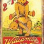 Vintage Food, 98, Williams's Toffee, Teddy Bear Old Shop, Large Metal/Tin Sign