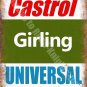 Castrol Girling Brake Clutch Fluid Oil Garage Advertising Large Metal/Tin Sign