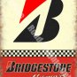 Vintage Garage Bridgestone Tyres, 153 Racing Motor Car Old, Small Metal/Tin Sign