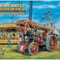 The Burrell Showman's Steam Traction Engine, Fairground, Small Metal/Tin Sign