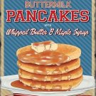 Pancakes, American Diner Kitchen Cafe Food Sweet Savoury Large Metal/Tin Sign