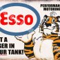 Vintage Garage, Esso Petrol Tiger Motor Oil Old 40 Advert, Medium Metal/Tin Sign
