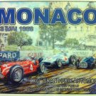Race track GP Racing Cars Monaco Grand Prix Classic/Vintage, Large Metal Sign