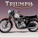 Bonneville Motorcycle Vintage British Motorbike Old Bike Novelty Fridge Magnet