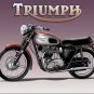 Bonneville Motorcycle Vintage British Motorbike Old Bike Novelty Fridge Magnet