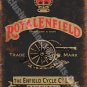 Vintage Garage Royal Enfield, 126, Motorcycles Motorbike, Small Metal/Tin Sign