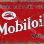 Mobiloil Gargoyle, 142 Vintage Garage Motor Oil Old Advert Medium Metal/Tin Sign