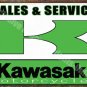 Vintage Garage Kawasaki 61, Motorcyle Motorbike, Service, Medium Metal/Tin Sign