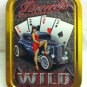 Poker Hotrod Deuce's Wild Pinup Girl, Cards Cigarette Tobacco Storage 2oz Tin