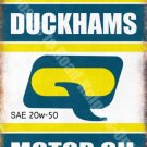 Vintage Garage, Duckhams Motor Oil, Old Advertising 39, Small Metal/Tin Sign