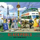 Blackpool Promenades, Tower, Beach Lights, Pier Seaside, Small Metal/Tin Sign