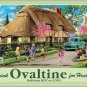 Ovaltine Drink, Thatch Cottage Morris Minor Car, Country, Novelty Fridge Magnet