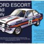 Ford Escort MkII Classic Rally Car 4x4, Medium Metal/Tin Sign, Picture, Plaque