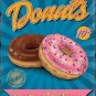 Donuts, 50's American Diner Cafe Kitchen Food Sweet Retro Small Metal/Tin Sign