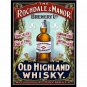 Rochdale & Manor, Scotch Whisky, Pub, Bar & Restaurants, Medium Metal/Tin Sign