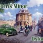 Morris Minor Vintage Classic Car in Oxford City University Medium Metal/Tin Sign