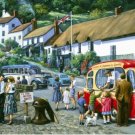 Lynmouth Harbour Seaside Holiday Ice Cream Van Small Metal/Tin Sign, Picture
