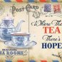 Tea Rooms, Vintage Postcard, Kitchen Cafe Old Shop, Food, Novelty Fridge Magnet