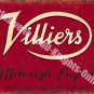 Villiers Motorcycle Engines, 110 Old Vintage Garage Spares Medium Metal/Tin Sign