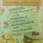 The Perfect Mum Recipe Mothers Gift Mom Kitchen Funny Novelty Fridge Magnet