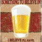 Another Beer, Funny Vintage Retro Believe Drink Pint Gift, Novelty Fridge Magnet