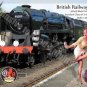 Black Prince 92203, Steam Train, British Rail, Pin Up Girl, Small Metal/Tin Sign