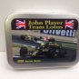 JPS John Player Lotus Senna Motor Cigarette Tobacco Storage 2oz Hinged Tin